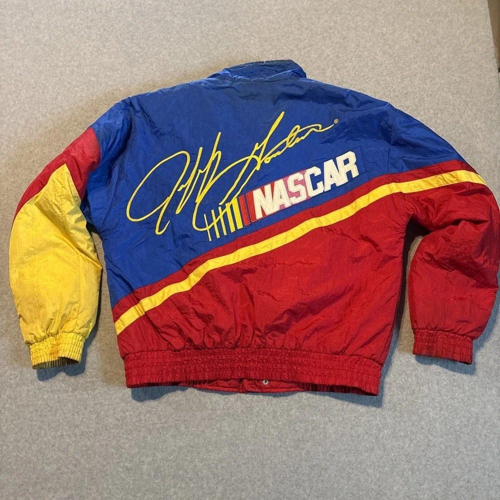 Vintage Jeff Gordon Jacket Mens M NASCAR Racing‎ Chase Authentics 90s 100% Nylon